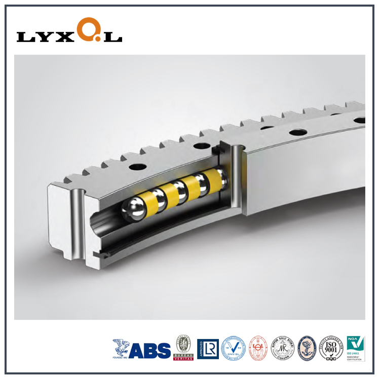 Single Row Ball Slewing Bearings with external gear