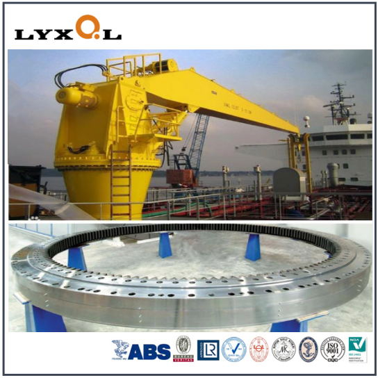 Large Three-row Cross Roller Slewing Bearing for Deck Crane
