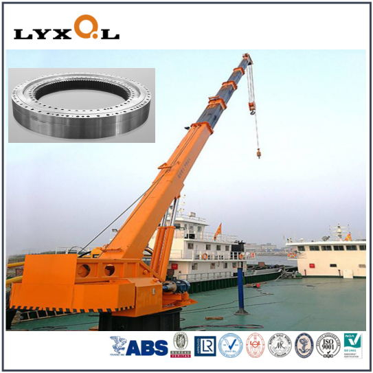 Large Turntable Cross Roller Slewing Bearing for Deck Crane