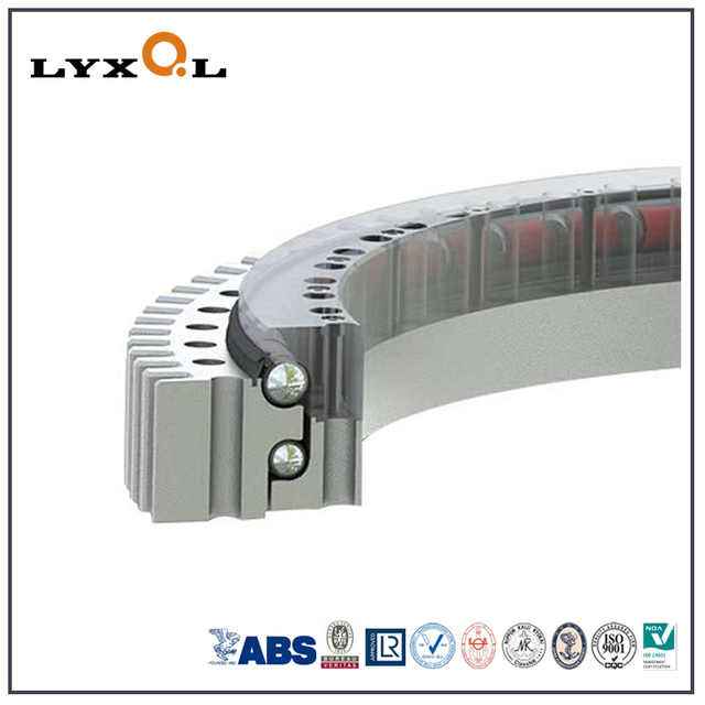 External Gear Double Row Ball Slewing Bearing with Different Center Diameter
