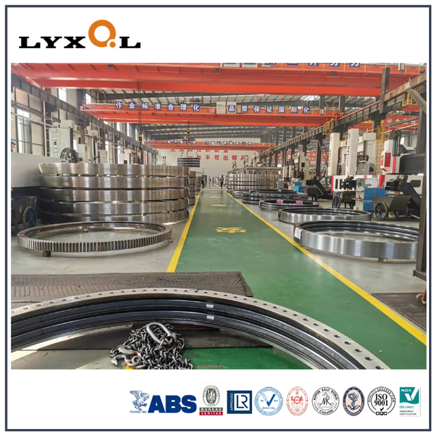 Large Cross Roller Slewing Bearing with internal Gear