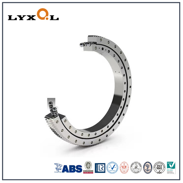 External Gear Double Row Ball Slewing Bearing with Same Center Diameter 