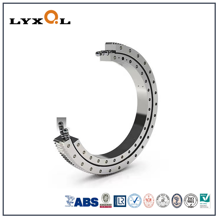 External Gear Double Row Ball Slewing Bearing with Same Center Diameter 