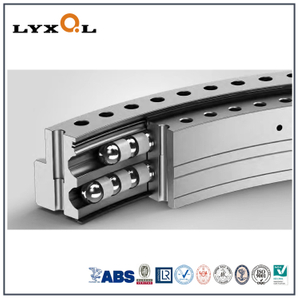 Gearless Double Row Ball Slewing Bearing with Different Center Diameter