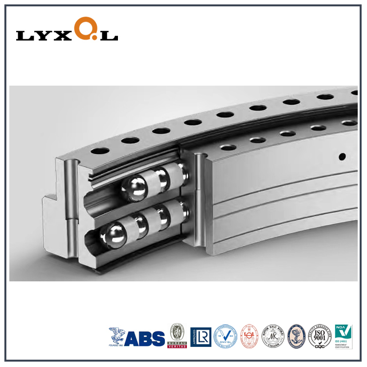 Gearless Double Row Ball Slewing Bearing with Different Center Diameter