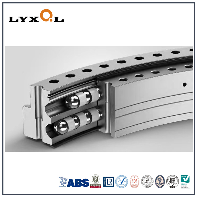 Gearless Double Row Ball Slewing Bearing with Different Center Diameter